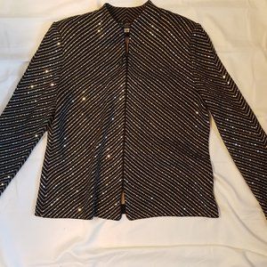 St. John evening jacket with paillettes